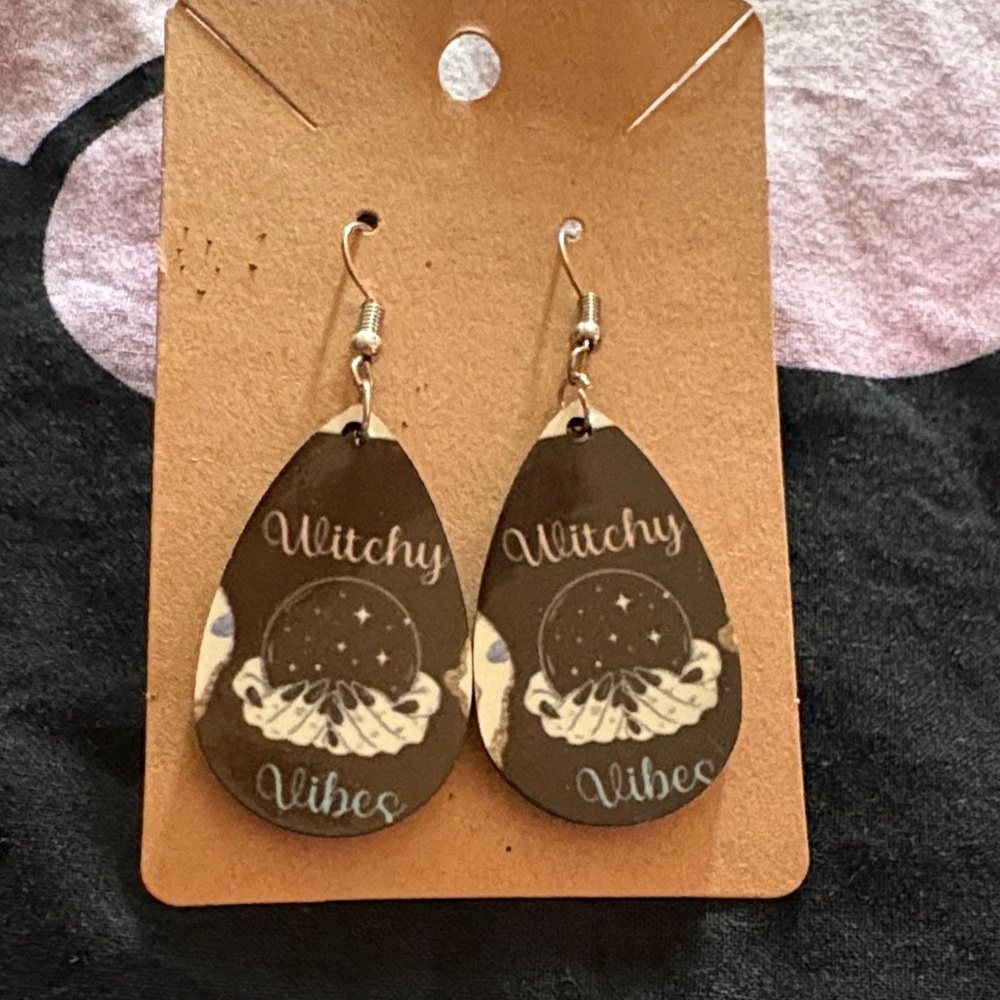Witchy Vibes Brown Earrings